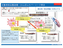 納品伝票・かんばんチェック例