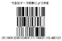 ③GS1データバー 二層型