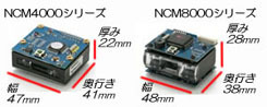 幅47mm×奥行き41mm×厚み22mmの小型設計